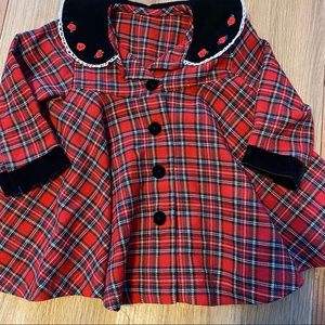 Vintage Girls dress swing circle jacket 12-18 months